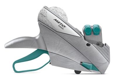 METO Prijsapparaat Classic L Aantal drukregels: 2 Grijs METO Prijsapparaat Classic L Aantal drukregels: 2 Grijs