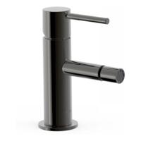 Bidetmengkraan Tres Study Exclusive Hendel Uitloop Recht 8 cm Rond Metallic Zwart - thumbnail