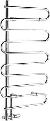 Designradiator Sapho Carisma 50x100 cm 210W Chroom Sapho