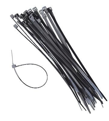Nature kabelbinders tyraps nylon antraciet 15 cm 25 stuks Nature kabelbinders tyraps nylon antraciet 15 cm 25 stuks