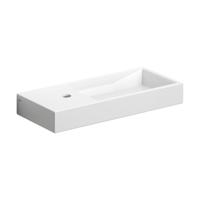 Clou Mini Wash Me fontein 56x24cm kraangat links Keramiek Wit CL/03.03234 - thumbnail