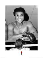 Kunstdruk Muhammad Ali - Smile 60x80cm - thumbnail