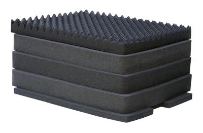 Peli 1691 Vervangende Schuimset, Origineel Accessoire Voor Peli-Beschermingskoffer, Compatibel Met Peli 1690, Kleur: Zwart