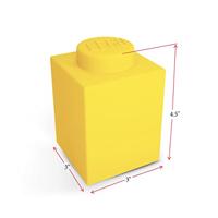 LEGO - Silicone Brick - Night Light w/LED - Yellow - thumbnail