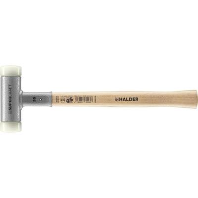 Halder Kunststofhamer | lengte 335 mm hoofd-d. 35 mm | hickory terugslagvrij | hard nylon wit | 1 stuk - 3366.035 3366.035 Halder Kunststofhamer | lengte 335 mm hoofd-d. 35 mm | hickory terugslagvrij | hard nylon wit | 1 stuk - 3366.035 3366.035