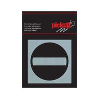 Bord Alulook Verboden toegang - 80x80 mm zelfklevend. - thumbnail