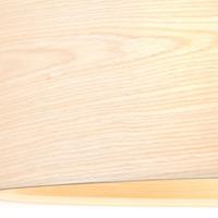 Brilliant Hanglamp OvalRomm zwart met houtbruin - 99492/76 - thumbnail