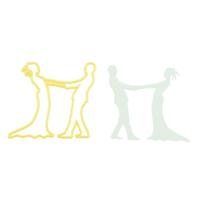 Nellie's Choice • shape die bruidskoppel - thumbnail