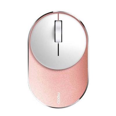 Rapoo M600 Mini Silent Multimodus Draadloze Optische Muis Rose Gold