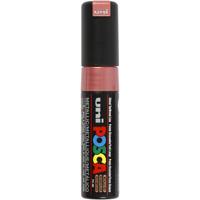Uni-Posca Posca marker, afm pc-8k, lijndikte 8 mm, breed, rood metallic, 1 stuk - thumbnail