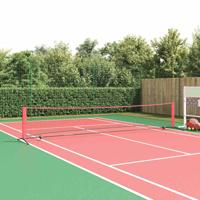 Tennisnet Zwart en rood 494.5 x 90 x 87 cm Polyester - thumbnail