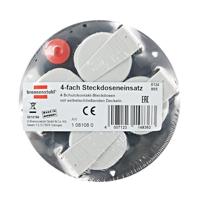 Brennenstuhl Stopcontacten inzet 4-voudig IP20 230V/16A thermostaat met controlelicht - 1081080 - thumbnail