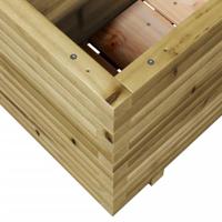 Plantenbak 90x40x49,5 cm gempregneerd grenenhout - thumbnail