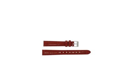 Horlogeband Poletto 454.07.12 Leder Rood 12mm