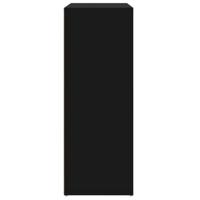 Dressoirs 2 st 60x31x84 cm bewerkt hout zwart - thumbnail