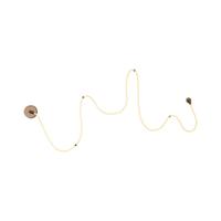 Lucide JANDERIN - Wandlamp - LED Dimb. - CCT - 1x48W 2200K/3300K - Handbewegingssensor - Champagne kleur | Vibes - thumbnail