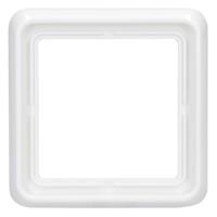 Jung CD581WW Afdekking Frame 1-voudig Alpine-wit 1 stuk(s) - thumbnail