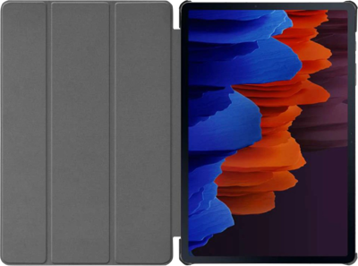 Just in Case Tri-Fold Samsung Galaxy Tab S7 Book Case Grijs Just in Case Tri-Fold Samsung Galaxy Tab S7 Book Case Grijs