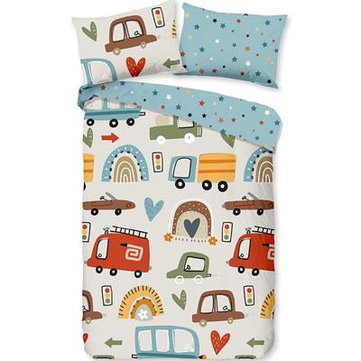 Good Morning Kinderdekbedovertrek "auto's" - Multi - (140x200/220 cm) - Katoen Good Morning Kinderdekbedovertrek "auto's" - Multi - (140x200/220 cm) - Katoen
