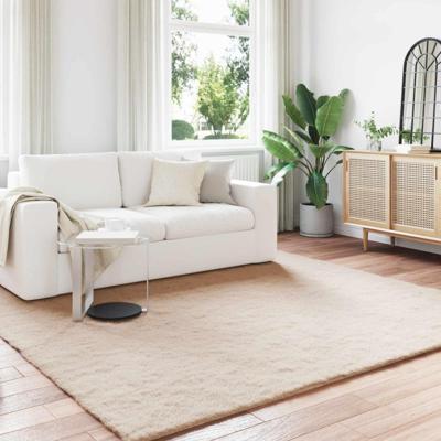 Nep Konijnenbont Tapijt Olite Taupe 240 x 240 cm Polyester