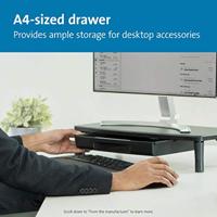 Kensington SmartFit monitorstandaard met lade, zwart - thumbnail