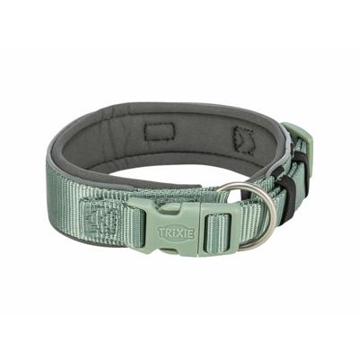 Hondenhalsband Trixie Premium Groen Grafiet L 46-55 cm