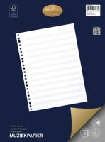 Multo muziekpapier voor ft A4, 23-gaatsperforatie, 50 vel - thumbnail