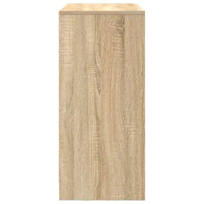 Dressoir met lades deuren 70,5x34x74,5 cm sonoma eikenkleurig