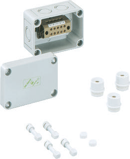 Spelsberg RK 4/05-5x4² Serieklemmen-behuizing 94 x 65 x 57 Polystereen (EPS) Grijs 1 stuk(s)