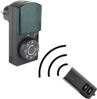Proventa® Stopcontact voor buiten met afstandsbediening - Tijdschakelaar - IP44 - 25 meter bereik - thumbnail