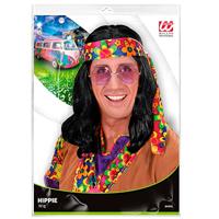 Pruik Hippie zwart Floyd - thumbnail