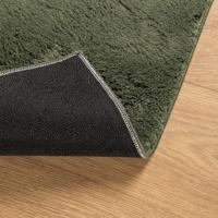 VidaXL Vloerkleed huarte laagpolig zacht wasbaar 160x160 cm bosgroen - thumbnail