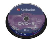 DVD+R Verbatim DVD+R Matt Silver 4.7 GB 16x 10 pcs - thumbnail