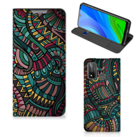 Huawei P Smart (2020) Hoesje met Magneet Aztec - thumbnail