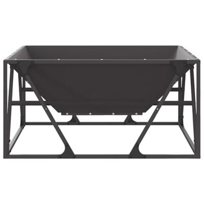Vuurkorf Zwart 80 x 80 x 40 cm Koudgewalst staal