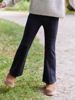 Flared meisjeslegging zwart - thumbnail