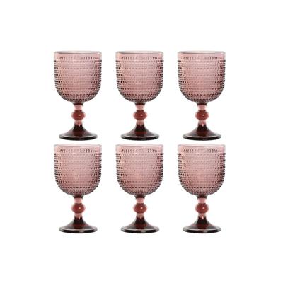 Set van bekers Home ESPRIT Roze Kristal 325 ml (6 Stuks) Set van bekers Home ESPRIT Roze Kristal 325 ml (6 Stuks)