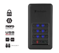 Verbatim Store n Go Secure Portable SSD 256 GB Externe SSD harde schijf USB-A 3.2 Gen 2 Zwart 53402 - thumbnail