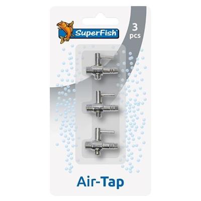 Rvs Tap Kraan 1 Weg Blist- 3 St aquaria Superfish - Superfish