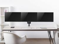 Equip 650134 triple monitorarm Zwart - thumbnail