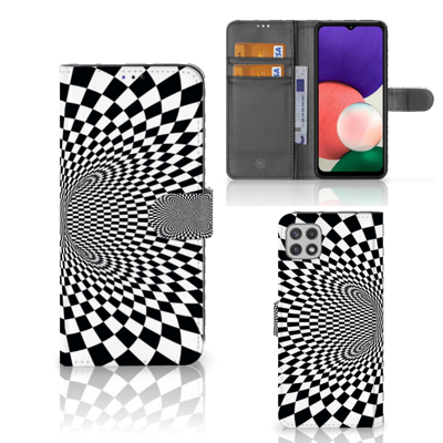 Samsung Galaxy A22 5G | Book Case | Illusie Samsung Galaxy A22 5G | Book Case | Illusie