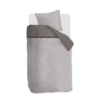 Rivièra Maison Rivièra Maison Walton dekbedovertrek - 1-persoons (140x200/220 cm + 1 sloop) - Katoen - Brown - thumbnail