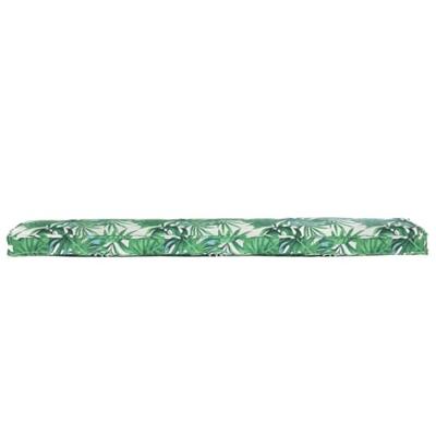 VidaXL Palet kussen groen bladpatroon 180 x 40 x 8 cm oxford stof VidaXL Palet kussen groen bladpatroon 180 x 40 x 8 cm oxford stof