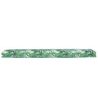 VidaXL Palet kussen groen bladpatroon 180 x 40 x 8 cm oxford stof - thumbnail
