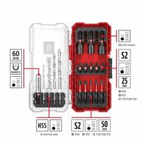 Einhell 108709 Dopsleutel-bitinzetset 1/4 (6.3 mm) 18-delig - thumbnail