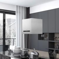 Afzuigkap hangend met aanraaksensor LCD 37 cm roestvrij staal - thumbnail