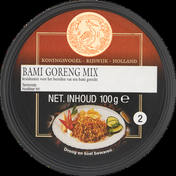 Koningsvogel Bami Goreng Mix 100 g bij Jumbo