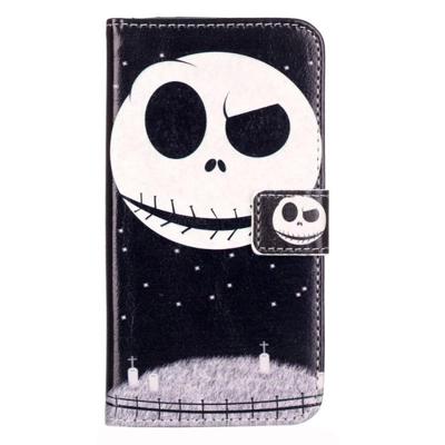 Huawei Y6 Pro horizontaal Spook en sterren patroon PU leren Flip Hoesje met houder en opbergruimte voor pinpassen & geld