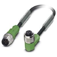Phoenix Contact 1681651 Sensor/actuator connector, geassembleerd M12 Aantal polen (sensoren): 5 Stekker, recht, Bus, haaks 3.00 m 1 stuk(s) Piece - thumbnail