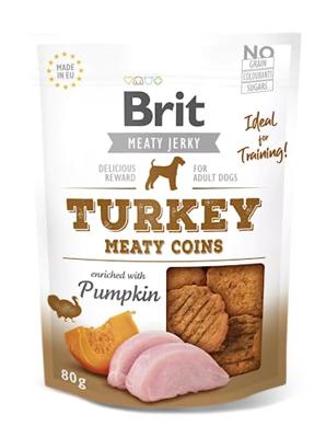 BRIT Meaty Jerky Meaty Coins Turkey - Hondensnack - 200 g